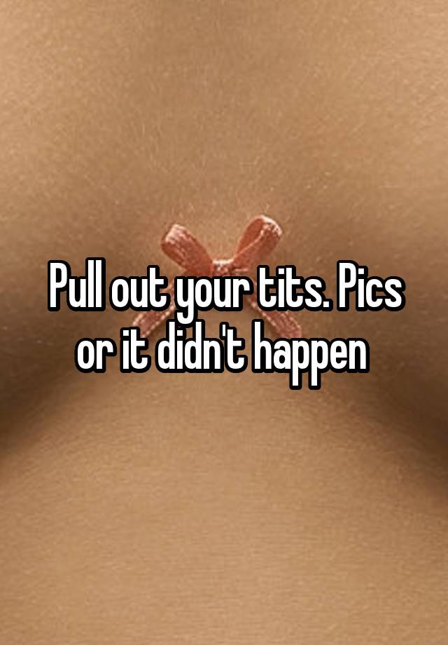 Pulloutyourtits